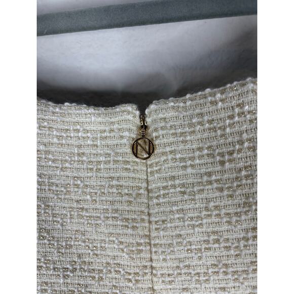 Nookie Queen Luxe Mini Skirt Button Detail Sexy Party Cocktail Quiet Luxury M - Picture 12 of 12